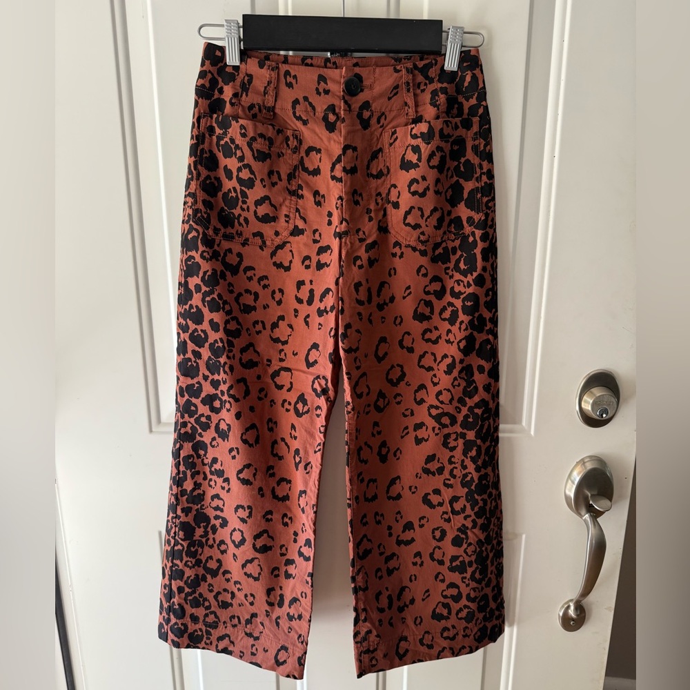 Colette Cropped Wide-Leg Pants by Maeve / Anthropologie